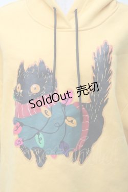 画像3: To Alice / プリントパーカー  イエロー S-25-11-12-007-LO-SK-AS-ZS