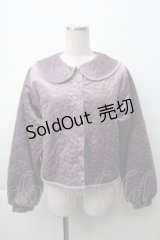merry jenny / キルティング中綿コート  ラベンダー S-25-11-12-015-LO-CO-AS-ZS