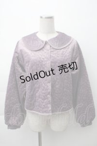 merry jenny / キルティング中綿コート  ラベンダー S-25-11-12-015-LO-CO-AS-ZS