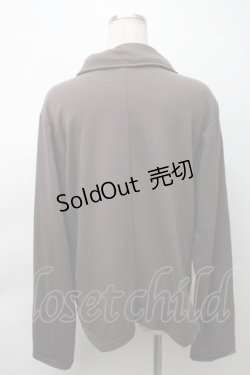 画像2: ALGONQUINS / ストライプ切替ジャケット  ブラウン S-25-11-12-016-AL-TO-HR-ZS