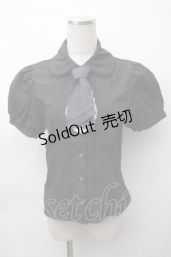 画像1: Kurumi Collaboration / マリンアカデミアブラウス S 黒 S-25-11-12-040-LO-BL-AS-ZS