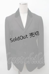 Jane Marple Dans Le Salon / ヘリンボーンジャケット  黒 S-25-11-12-046-JM-JA-AS-ZS