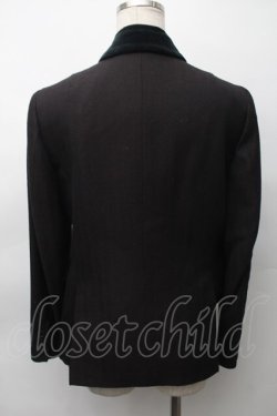 画像2: Jane Marple Dans Le Salon / ヘリンボーンジャケット  黒 S-25-11-12-046-JM-JA-AS-ZS