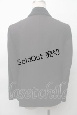 画像2: Jane Marple Dans Le Salon / ヘリンボーンジャケット  黒 S-25-11-12-046-JM-JA-AS-ZS