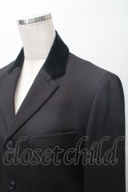 画像3: Jane Marple Dans Le Salon / ヘリンボーンジャケット  黒 S-25-11-12-046-JM-JA-AS-ZS