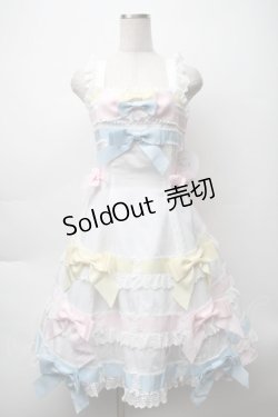 画像1: BABY,THE STARS SHINE BRIGHT / Le ruban d' ombre a trois couchesジャンパースカート  オフ S-25-11-12-050-BA-OP-AS-ZS