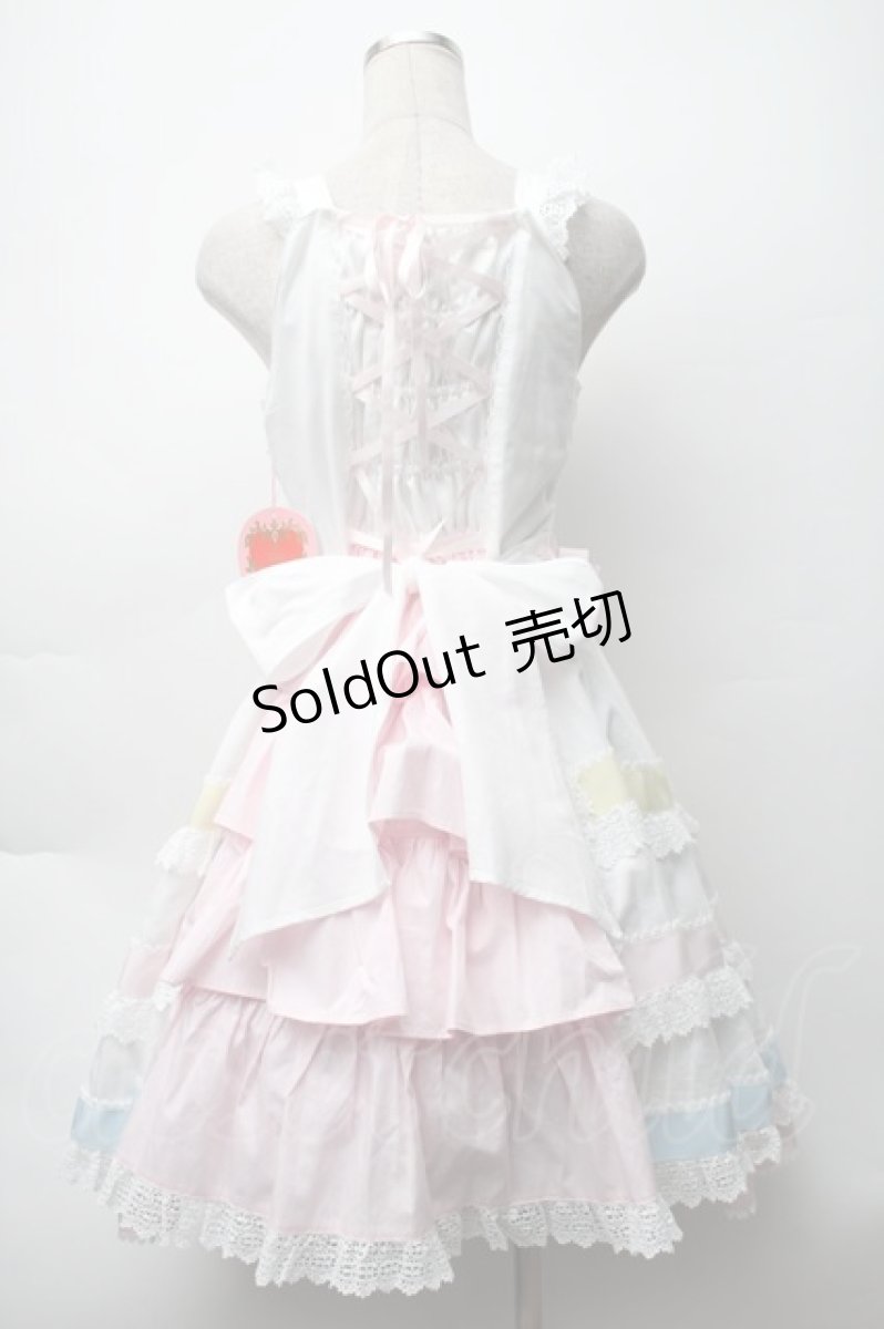 画像2: BABY,THE STARS SHINE BRIGHT / Le ruban d' ombre a trois couchesジャンパースカート  オフ S-25-11-12-050-BA-OP-AS-ZS (2)