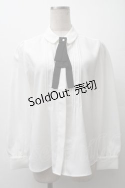 画像1: an another angelus / タックブラウス  白 S-25-11-12-003-CA-BL-AS-ZS