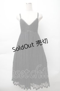 ANNA SUI / 刺繍レースワンピース  黒 S-25-11-12-052-PU-OP-AS-ZS
