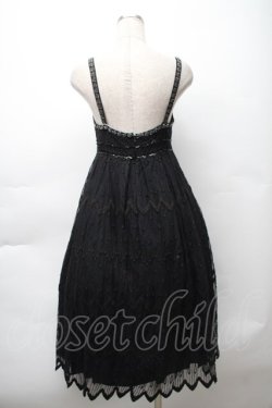 画像2: ANNA SUI / 刺繍レースワンピース  黒 S-25-11-12-052-PU-OP-AS-ZS