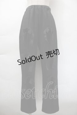 画像1: 【SALE】Candy Stripper / リボンパンツ  黒 S-25-11-12-058-PU-PA-AS-ZT517