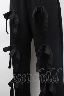 画像3: Candy Stripper / リボンパンツ  黒 S-25-11-12-058-PU-PA-AS-ZS
