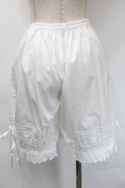 画像2: BABY,THE STARS SHINE BRIGHT / ロングドロワーズ  白 S-25-11-12-060-BA-PA-AS-ZS