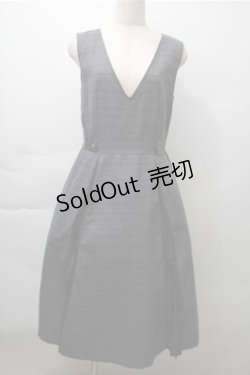 画像1: axes femme / サイドプリーツジャンスカ  グレー S-25-11-13-045-AX-OP-AS-ZS