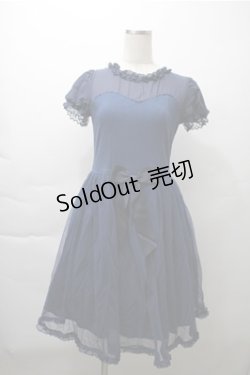 画像1: Angelic Pretty / Airy Girlカットワンピース  ネイビー S-25-11-13-047-AP-OP-HR-ZS