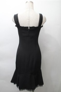 画像2: Barbie / 裾リボンジャンパースカート  黒 S-25-11-13-048-LO-OP-HR-ZS