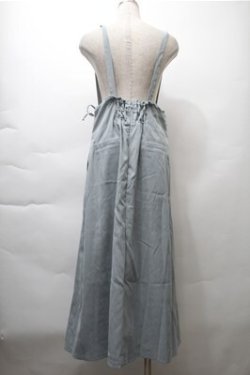 画像2: axes femme POETIQUE / サス付きレースアップスカート  グリーン S-25-11-13-050-AX-SK-AS-ZS