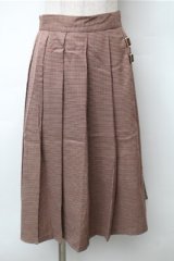 Fi.n.t / 千鳥柄スカート  ブラウン S-25-11-13-052-CA-SK-ET-ZS