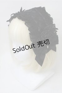 Hoshibako Works / ローズ・レディヘッドドレス  黒 S-25-11-13-006-LO-AC-AS-ZS