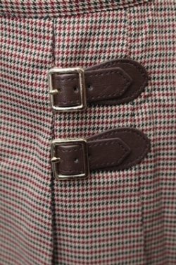 画像3: Fi.n.t / 千鳥柄スカート  ブラウン S-25-11-13-052-CA-SK-ET-ZS