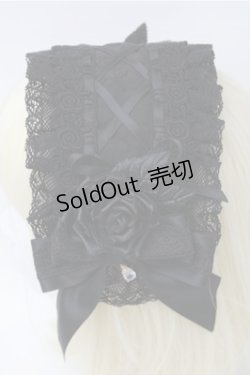 画像2: Hoshibako Works / ローズ・レディヘッドドレス  黒 S-25-11-13-006-LO-AC-AS-ZS