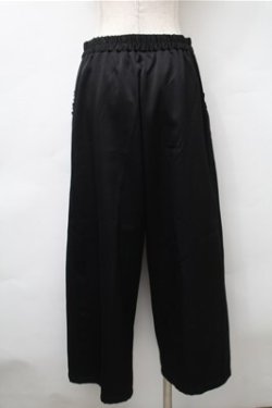 画像2: axes femme / ハイウエストZIPパンツ  黒 S-25-11-13-058-AX-PA-AS-ZS