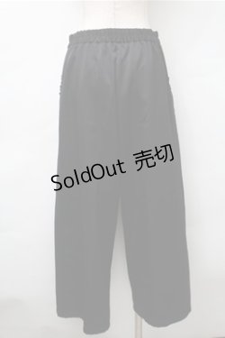 画像2: axes femme / ハイウエストZIPパンツ  黒 S-25-11-13-058-AX-PA-AS-ZS