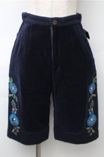 画像1: 【SALE】Jane Marple / ベロアパンツ  紺 S-25-11-13-059-JM-PA-AS-ZT517 (1)