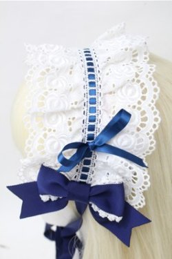画像2: BABY,THE STARS SHINE BRIGHT / Fallin' Ribbonヘッドドレス  白ｘ青 S-25-11-13-007-BA-AC-AS-ZS