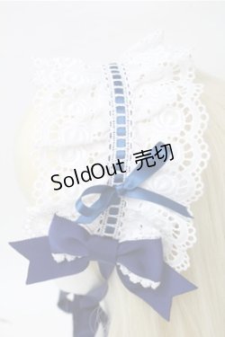 画像2: BABY,THE STARS SHINE BRIGHT / Fallin' Ribbonヘッドドレス  白ｘ青 S-25-11-13-007-BA-AC-AS-ZS