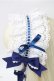 画像2: BABY,THE STARS SHINE BRIGHT / Fallin' Ribbonヘッドドレス  白ｘ青 S-25-11-13-007-BA-AC-AS-ZS (2)