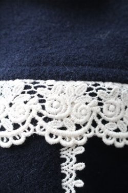 画像4: BABY,THE STARS SHINE BRIGHT / Jane Ribbonコート  紺ｘ白 S-25-11-13-063-BA-CO-HR-ZS