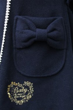 画像5: BABY,THE STARS SHINE BRIGHT / Jane Ribbonコート  紺ｘ白 S-25-11-13-063-BA-CO-HR-ZS