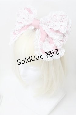 画像1: BABY,THE STARS SHINE BRIGHT / Romantic Dream Roseカチューシャ  ピンク S-25-11-13-008-BA-AC-AS-ZS