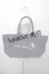 NieR Clothing / プリントバッグ  紺 S-25-11-13-019-PU-BG-AS-ZS