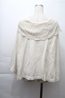 画像2: axes femme / ニットケープ  キナリ S-25-11-13-024-AX-TO-HR-ZS