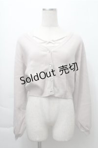 evelyn / クロスリボンカーデセット  ピンク S-25-11-13-026-LO-TO-HR-ZS