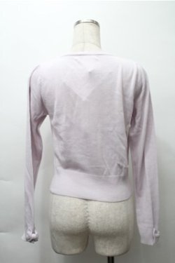 画像2: Ank Rouge / ハートボタンフリルニットカーディガン  ラベンダー S-25-11-13-028-CA-TO-HR-ZS