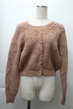 画像1: an another angelus / パールニット  ブラウン S-25-11-13-030-CA-TO-AS-ZS