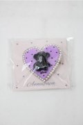 LOLITA / くまハートブローチ  パープル S-25-11-13-004-LO-ZA-HR-ZS