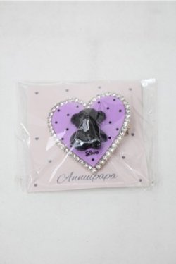 画像1: LOLITA / くまハートブローチ  パープル S-25-11-13-004-LO-ZA-HR-ZS