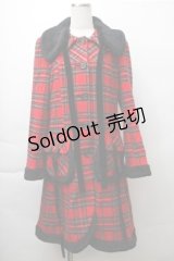 PEACE NOW / チェックコート  赤 S-25-11-13-035-PU-CO-AS-ZS