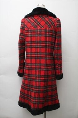 画像2: PEACE NOW / チェックコート  赤 S-25-11-13-035-PU-CO-AS-ZS