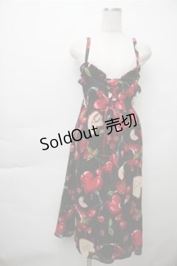 画像1: MILK / ラブベリーキャミドレス  黒 S-25-11-13-039-ML-OP-HR-ZS