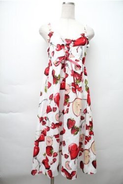 画像1: MILK / ラブベリーキャミドレス  白 S-25-11-13-040-ML-OP-HR-ZS