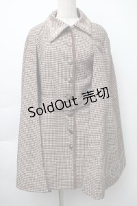 axes femme / 連釦ケープコート  ブラウン S-25-11-14-032-AX-CO-HR-ZS