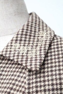 画像3: axes femme / 連釦ケープコート  ブラウン S-25-11-14-032-AX-CO-HR-ZS