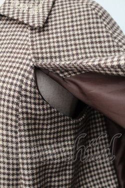 画像4: axes femme / 連釦ケープコート  ブラウン S-25-11-14-032-AX-CO-HR-ZS