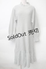 axes femme / ニットロングワンピース  ミント S-25-11-14-035-AX-OP-HR-ZS