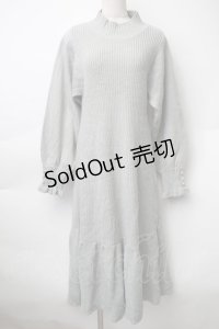 axes femme / ニットロングワンピース  ミント S-25-11-14-035-AX-OP-HR-ZS